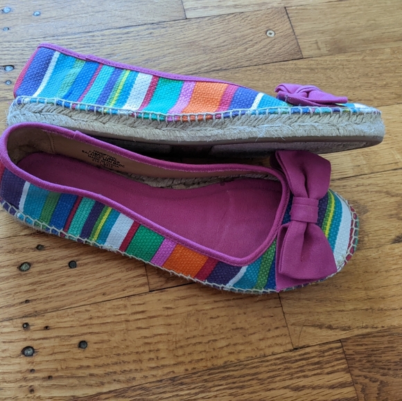Nine West Rainbow Stripe Espadrilles - Picture 4 of 8